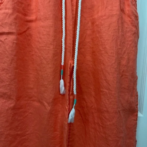 Joie crop pants. Wide leg. Linen. Size L - Picture 4 of 9